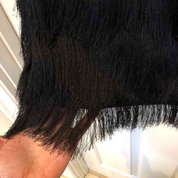 Leith fringed miniskirt - size large - Picture 4 of 5